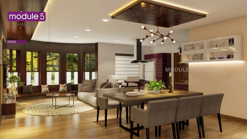 Dining room Interior Design | Module 5 Interior
